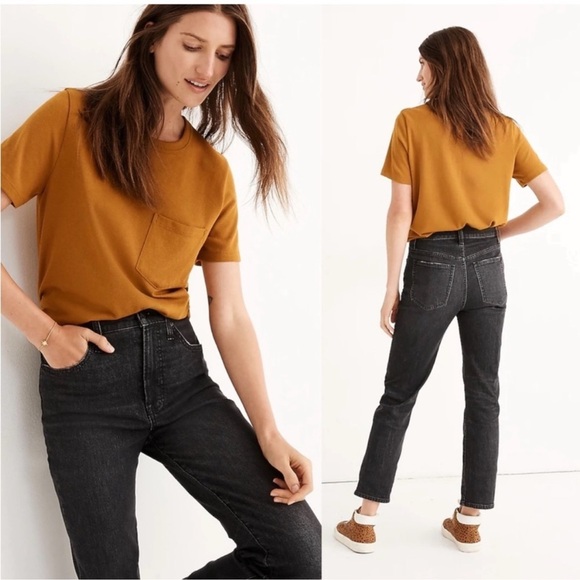 Madewell The Perfect Vintage Crop Jeans Sumner Wash High Rise AA892 Size 28 - Picture 1 of 9